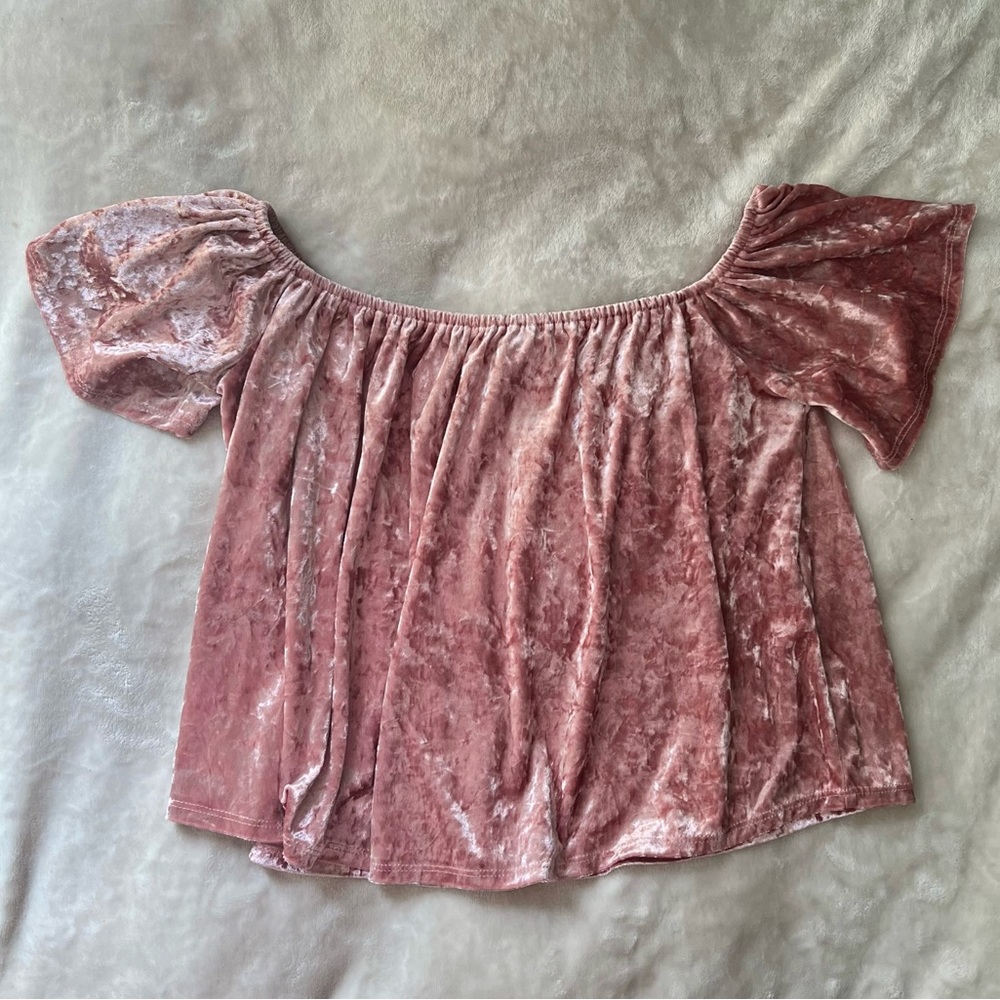 Forever 21 Velour Blouse